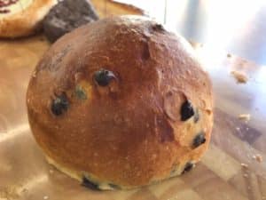 Brioche de pepitas de chocolate negro